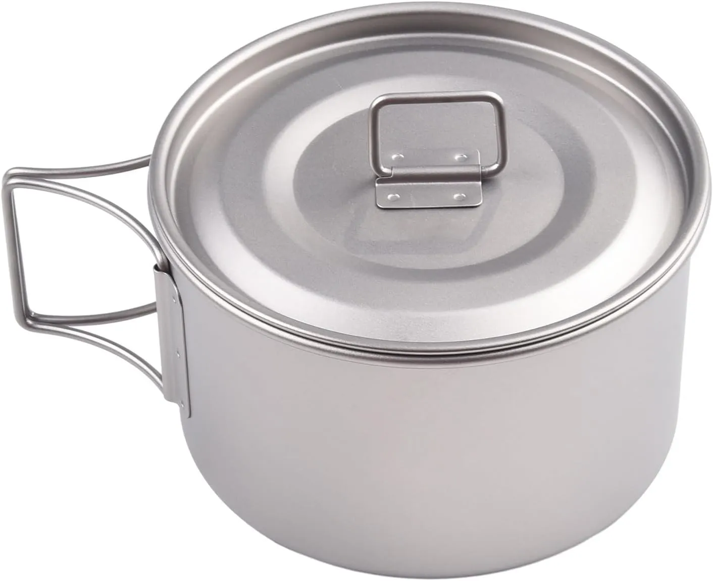Portable Folding Handle Bowl for Outdoor Dining, 450ml and 600ml Options for Camping and Backpacking (600ml bowl with lid)