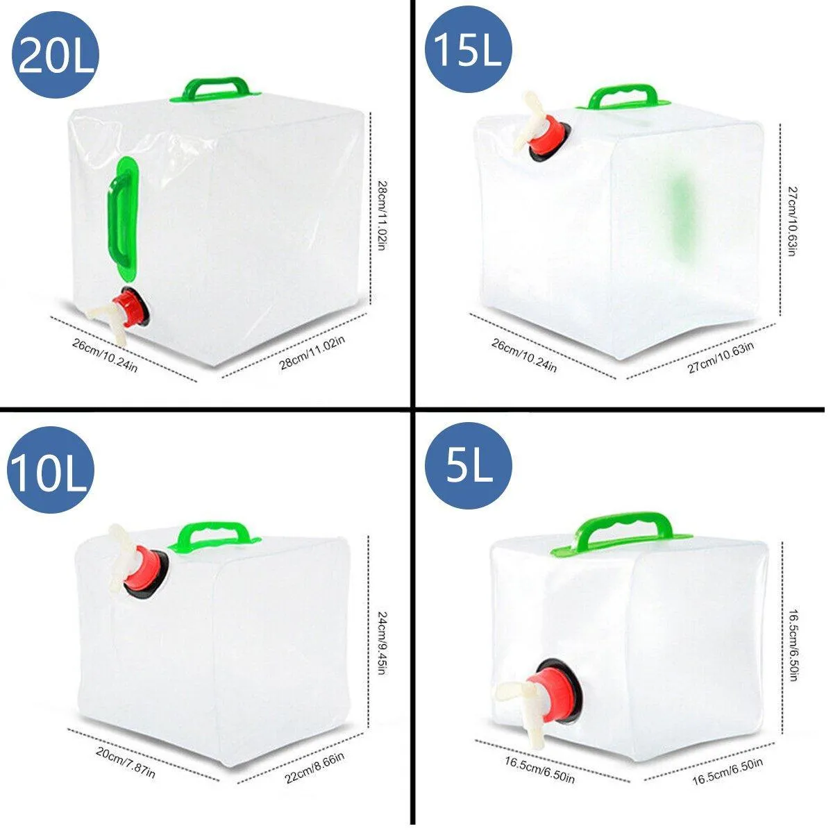 Portable Folding Water Bag Compression Bucket Outdoor Sports Cycling Equipment