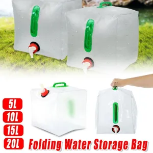 Portable Folding Water Bag Compression Bucket Outdoor Sports Cycling Equipment