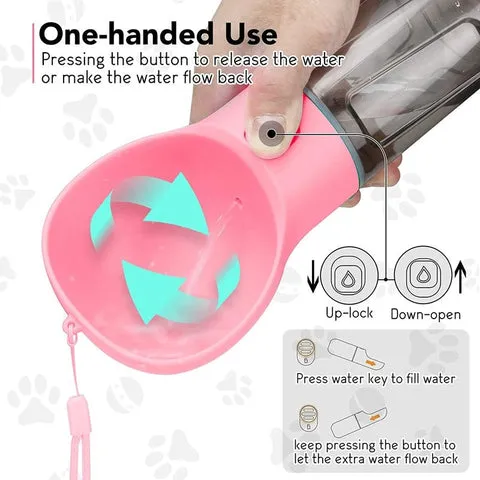 Portable Water Bottle Food Feeder