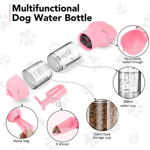 Portable Water Bottle Food Feeder
