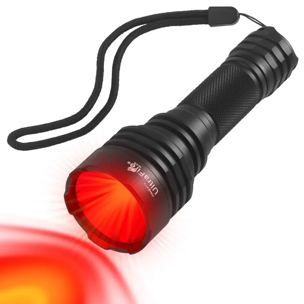 Powerful Red Light LED Flashlight 350m Focus Tactical Lantern Night Hunting Spotlight for Coyote Hogs Rabbit