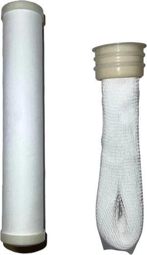 PREMIUM Trailgo Pro replacement water filter 2 Pack - 5 micron Polypropylene (PP) Chlorine, Taste, and Odor (CTO) Composite Cartridge filter and 0.01 micron Ultrafiltration (UF) Water Filter bundle