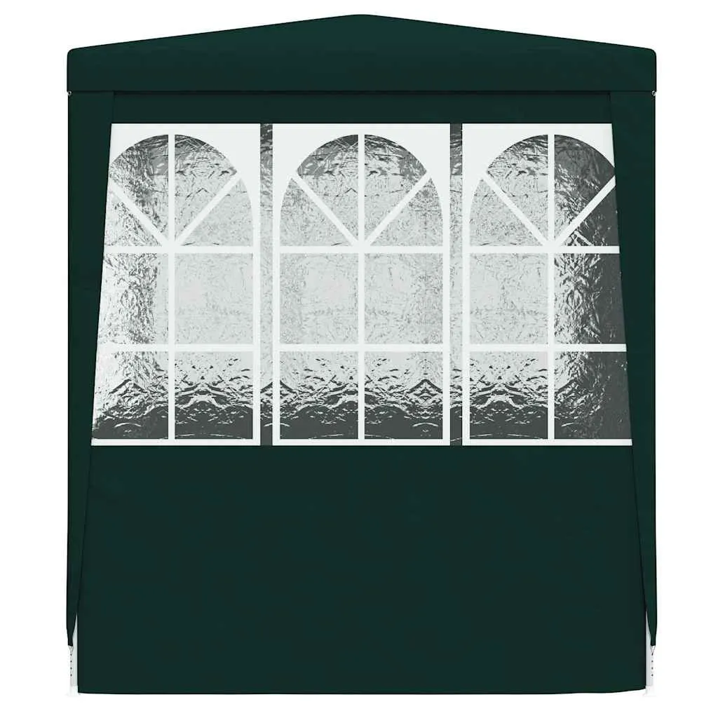 Professional Party Tent with Side Walls 2.5x2.5 m Green 90 g/m²