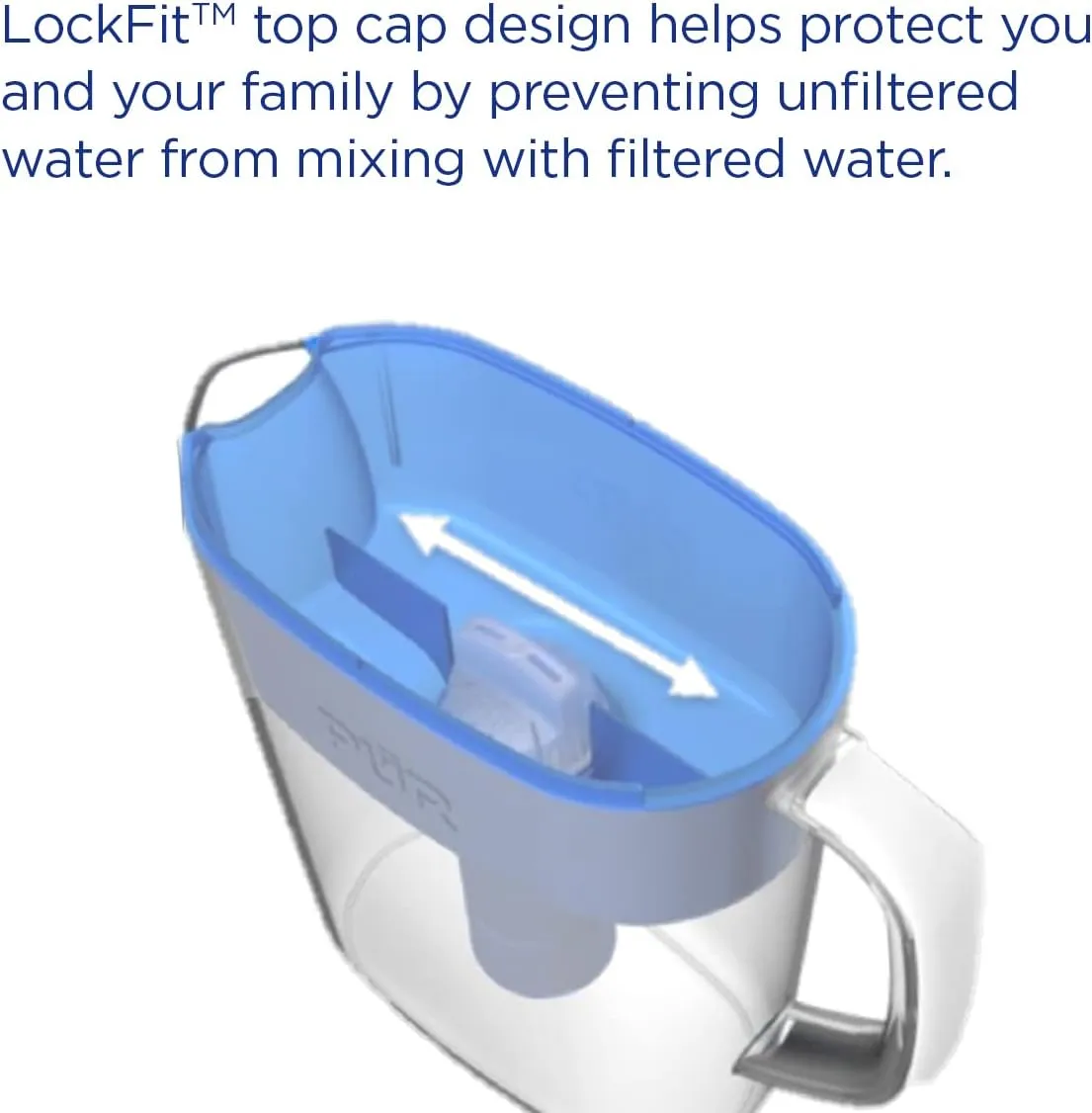 PUR Water Pitcher & Dispenser Replacement Filter 2-Pack, Genuine PUR Filter, 2-in-1 Powerful Filtration and Faster Filtration, 4-Month Value, Blue (PPF900Z2)