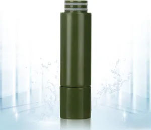 Purewell Replaceable Water Filter for Portable Filtered Water Purifier - Emergency Water Filter Pump with 4-Stage Integrated Filter for Camping Hiking Backpacking