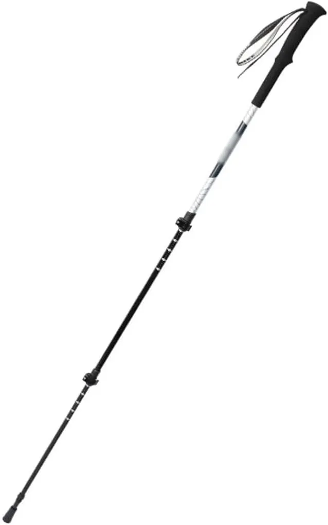 Quick Locks Safe Trekking Poles, Travel Retractable Walking Stick, EVA Grips, Carbon Fiber   Aluminum Alloy, for Men, Women, and Seniors