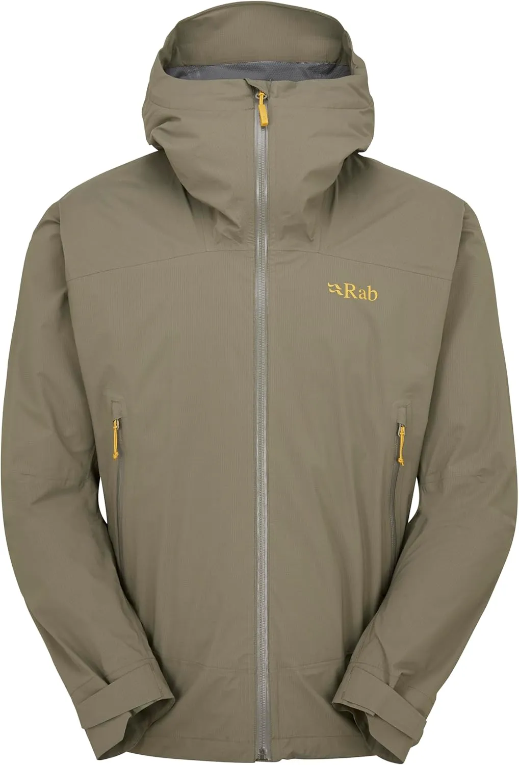 Rab Men's Downpour Light Jacket - Lightweight Waterproof Hooded Coat for Hiking & Trekking