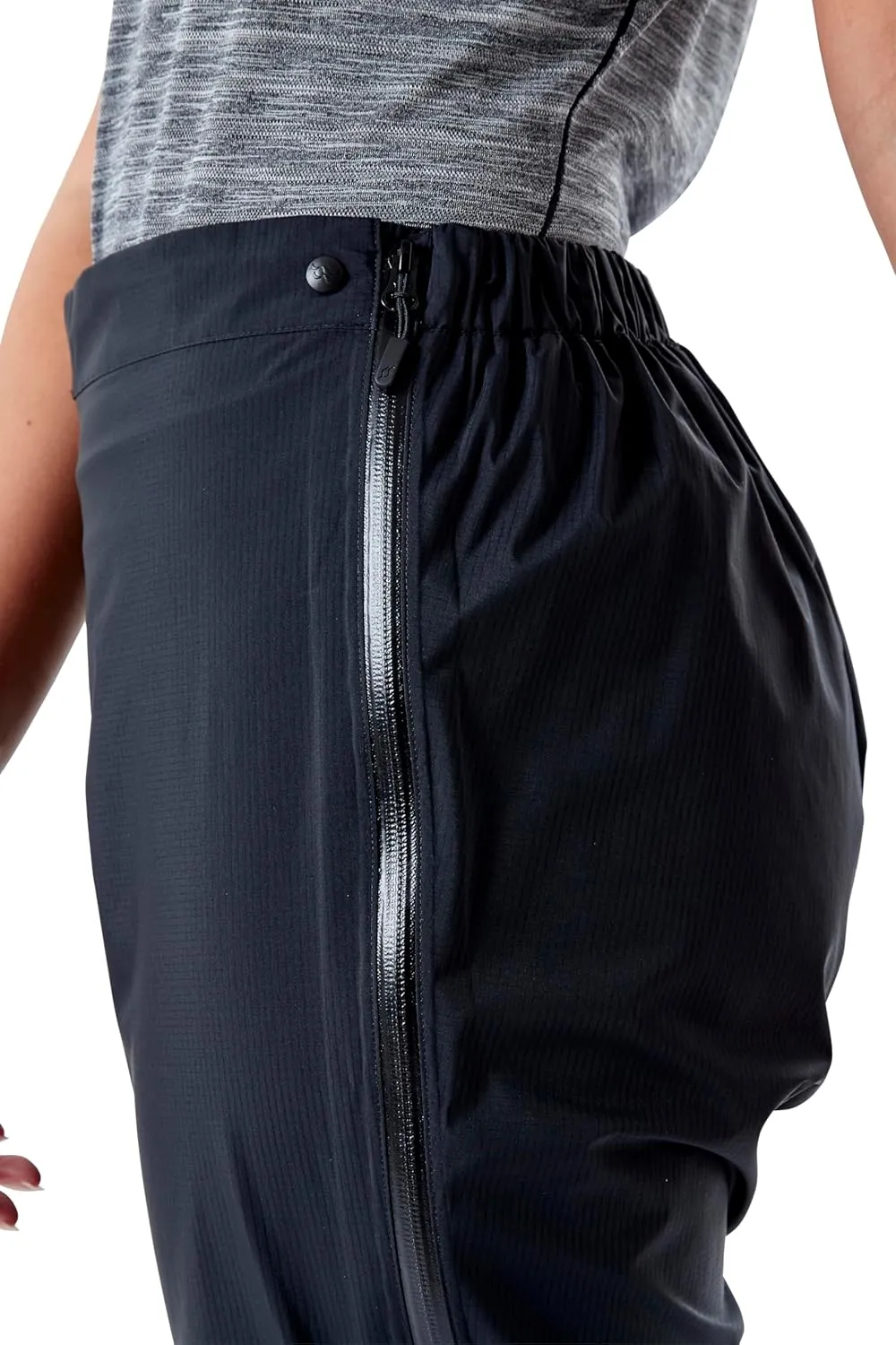 RAB Women's Downpour Plus 2.0 Pants Waterproof Breathable Rain Pants for Hiking & Trekking
