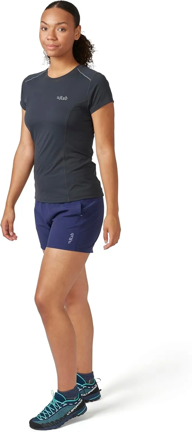 Rab Women's Momentum Shorts - Quick-Drying Lightweight Active Shorts for Hiking, Trekking, & Climbing