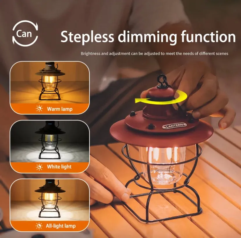 Rechargeable Outdoor Lantern CLEARANCE!! WHILE STOCKS LAST