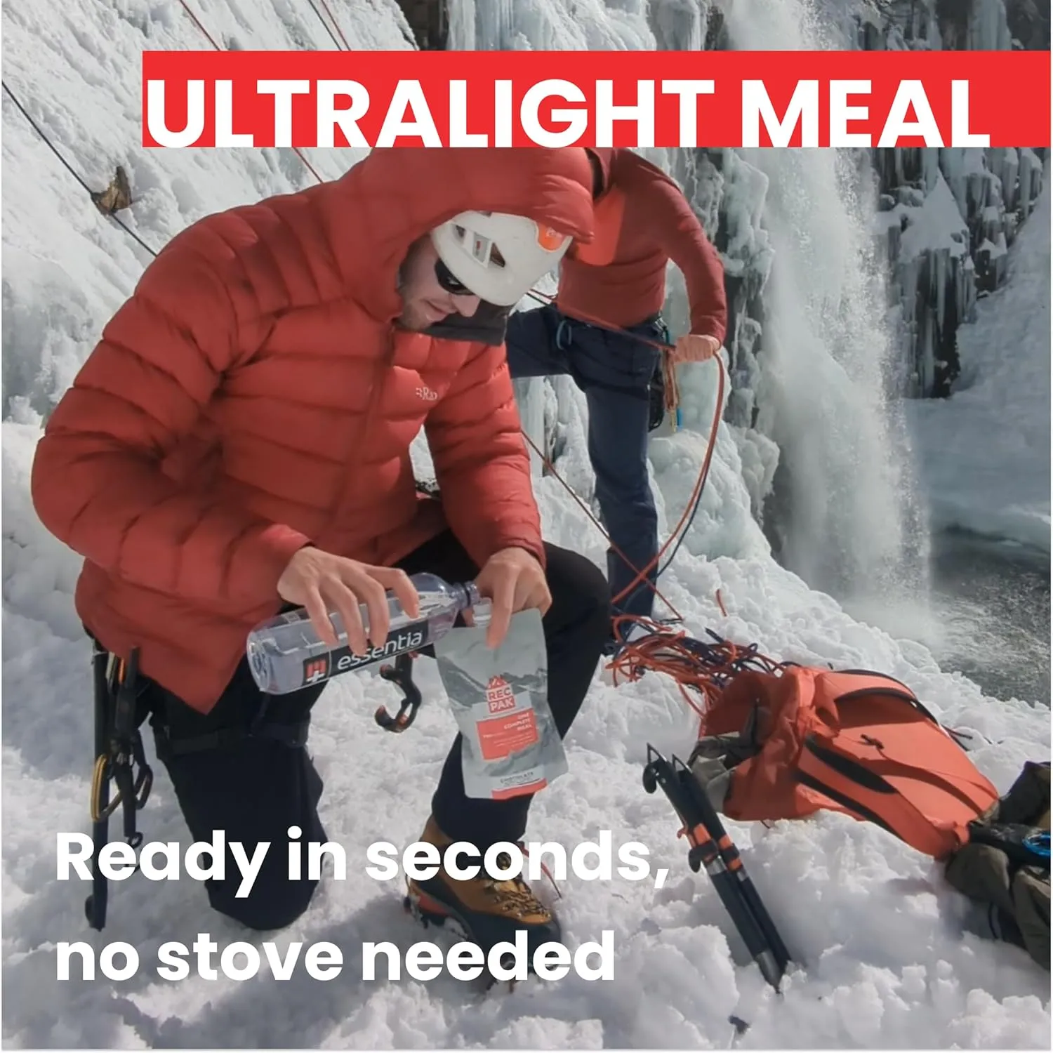 RecPak Performance Ultralight Instant Meals For Your Next Adventure | 700 Cal 42g Protein I Coffee (6-Pack)
