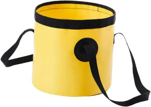 Reinforced Portable Laundry Tub Collapsible Water Basin Camping Tool Field Wash Bucket