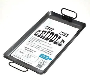 Rocky Mountain Chef King 10 Gauge Steel Griddle, 12 Inch x 20 Inch
