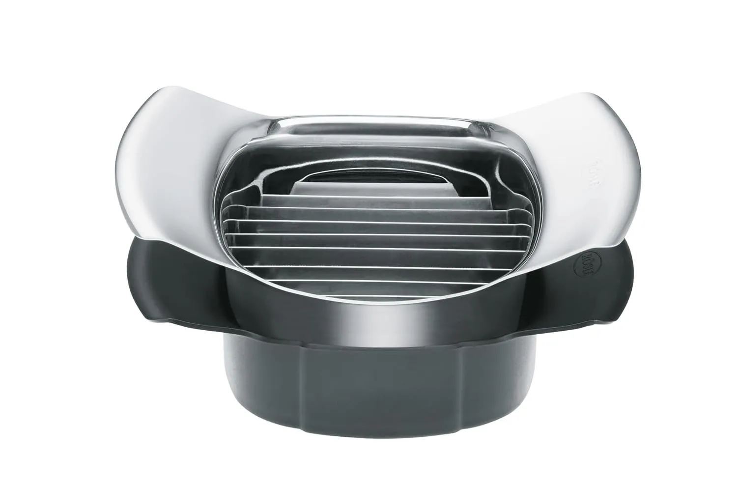 Rösle Stainless Steel 10 Blade Serrated Vegetable, Fruit and Cheese Slicer, Silver, One Size, (12755)