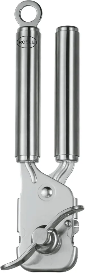 Rösle Stainless Steel Can Opener with Pliers Grip, 7-inch
