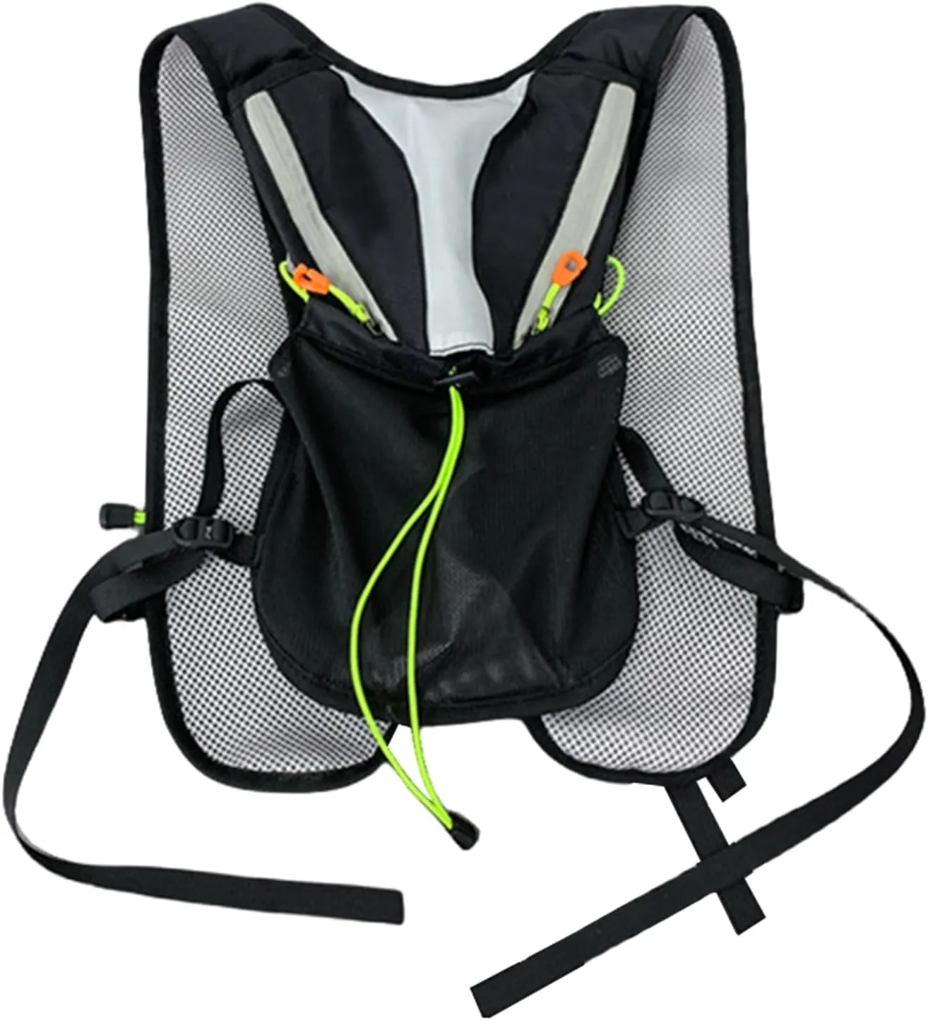 Running Hydration Vest | Comfortable Chest Straps Running Hydration |Running Vest with Bladder, Reflective Design Organizer Bag Multiple Pockets for Trekking, Camping, Cycling, Mountaineering