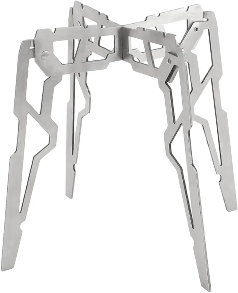 Rusts Camp Cookware Rack Stove Holder for Outdoor Grills Picnics and Travel Use