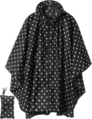 SaphiRose Unisex Rain Poncho Raincoat Hooded for Adults Women with Pockets