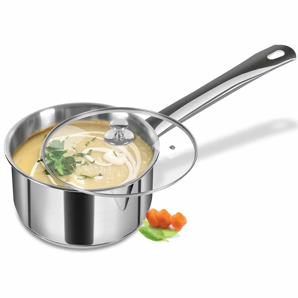 Sauce Pan With Lid - Triply (Milton Procook)