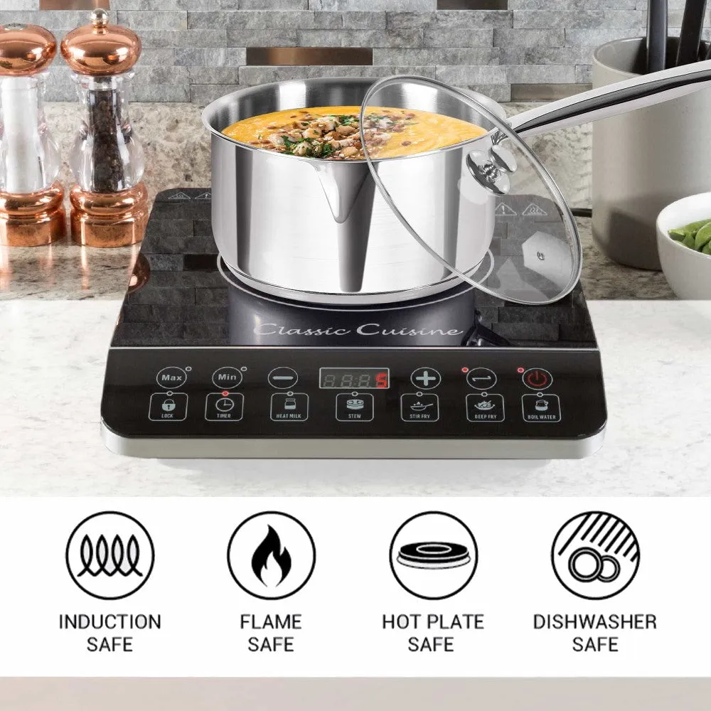 Sauce Pan With Lid - Triply (Milton Procook)