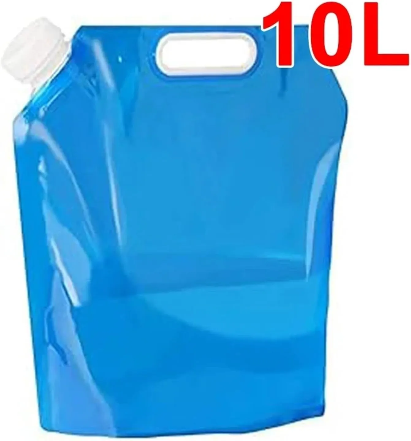 SBTRKT 5/10L Camping Water Bag Portable Folding Water Bucket Large Water Container Outdoor Travel Collapsible Pouch Can Camping Supplie (Color : 10L)