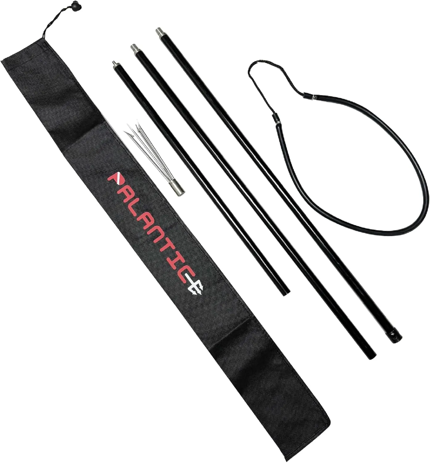 Scuba Choice 6.5' Aluminum Travel Hand Spear with 5-Prong Lionfish Tip & Free Carry Bag – Durable, Corrosion-Resistant 3-Piece Spearfishing Tool, Assembled in The USA