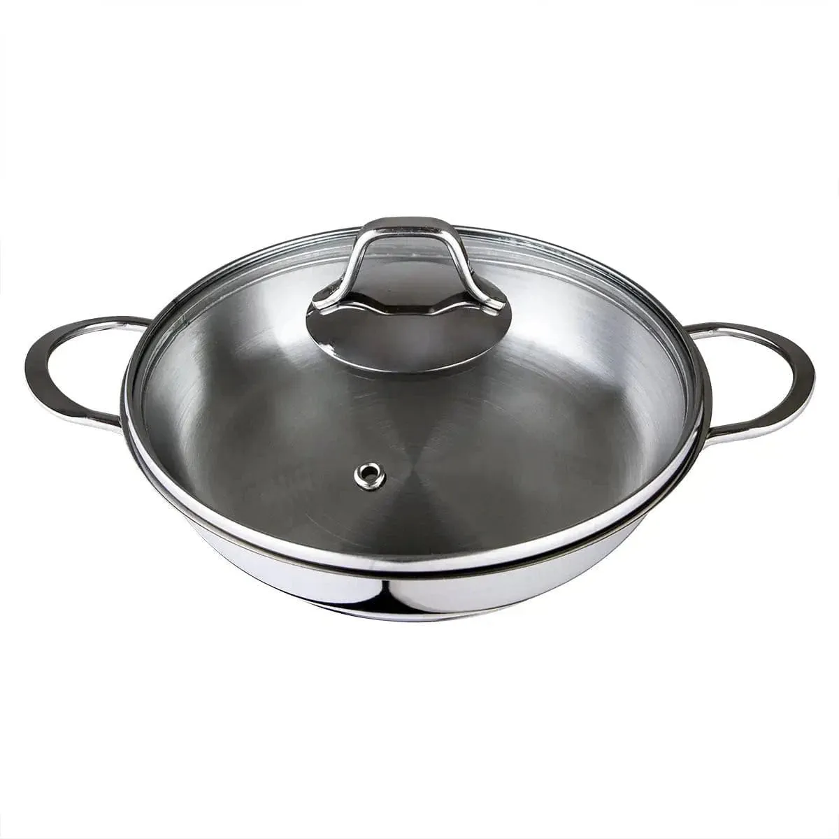 Serenk Stainless Steel Omelette Pan – 20 cm Compact Tool