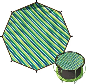 Shade Cloth for Patio Trampoline Sunshade, Waterproof UV Protection Trampoline Tent Cover(14 feet 6)