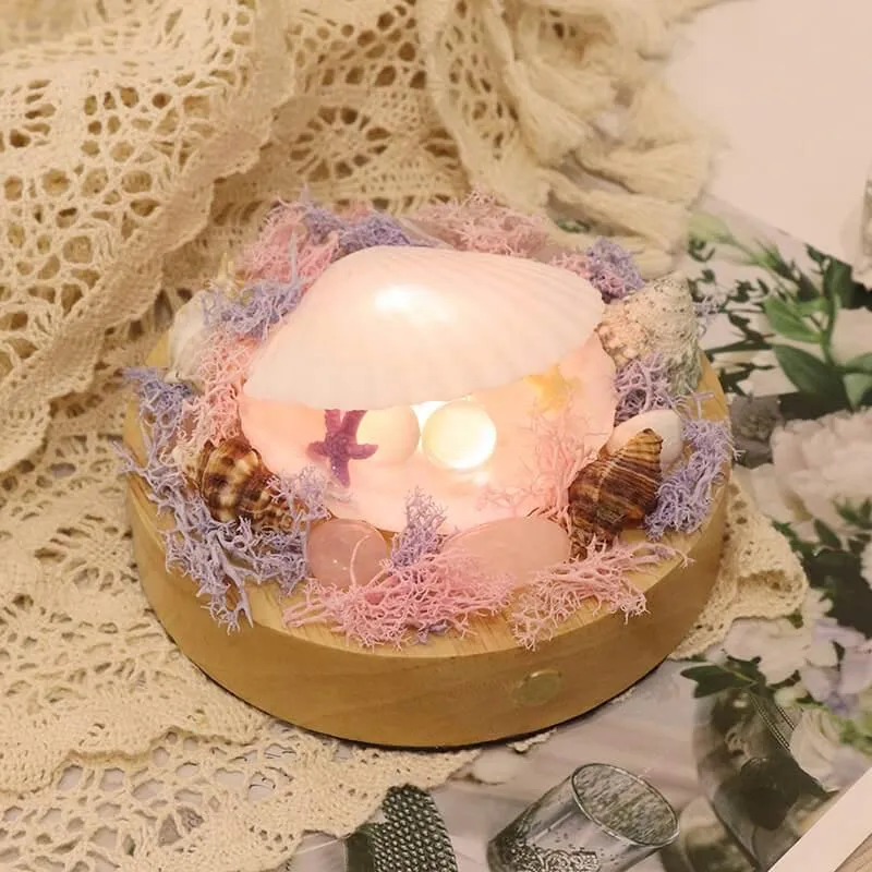 Shell LED Night Lamp - Decorative Soft Light