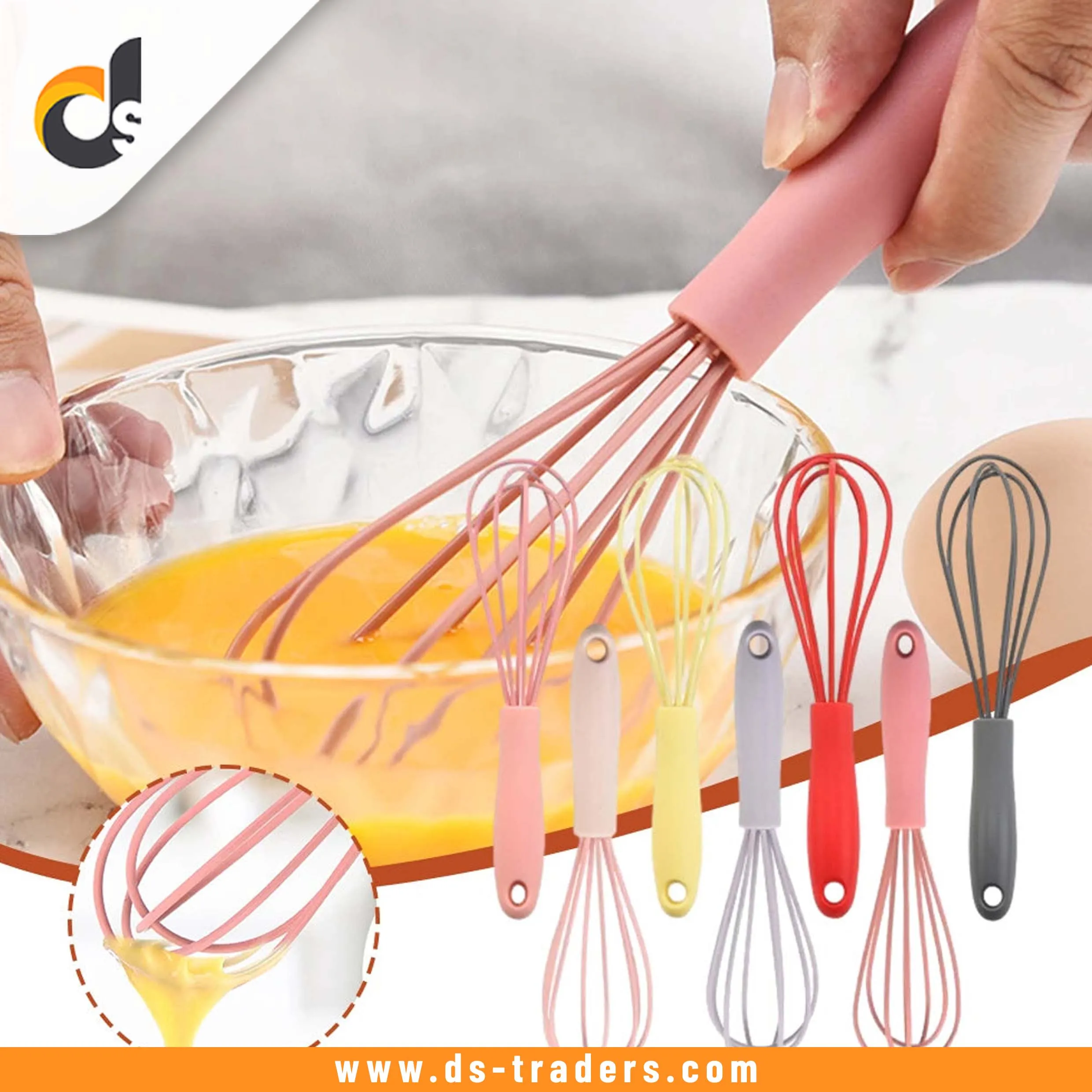 Silicone Hand-Held Egg Whisker Curated selection Only today