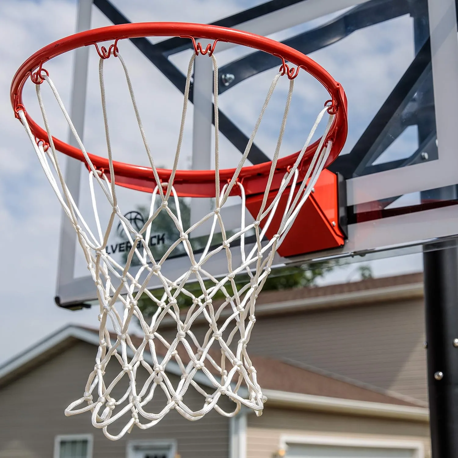 Silverback NXT 54" and NXT 60" In-Ground Basketball Hoops with Adjustable-Height Basketball Goal Backboard and QuickPlay Design