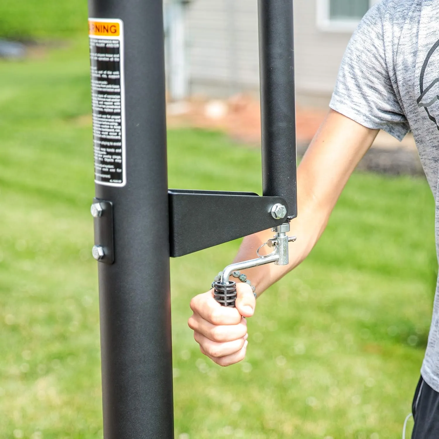 Silverback NXT 54" and NXT 60" In-Ground Basketball Hoops with Adjustable-Height Basketball Goal Backboard and QuickPlay Design