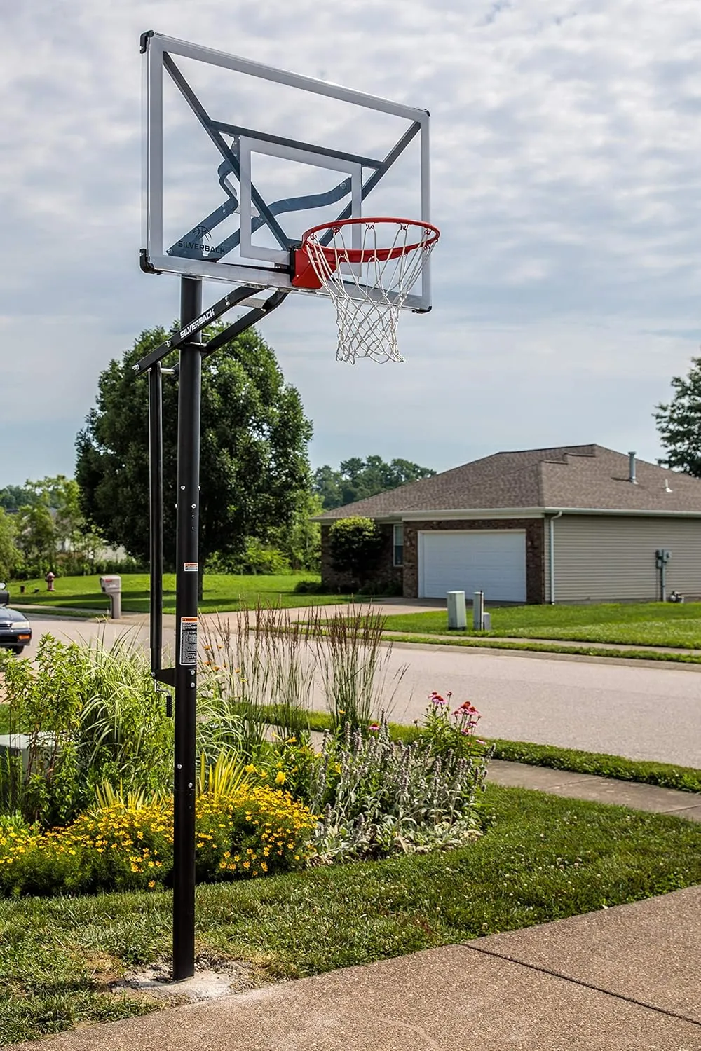 Silverback NXT 54" and NXT 60" In-Ground Basketball Hoops with Adjustable-Height Basketball Goal Backboard and QuickPlay Design