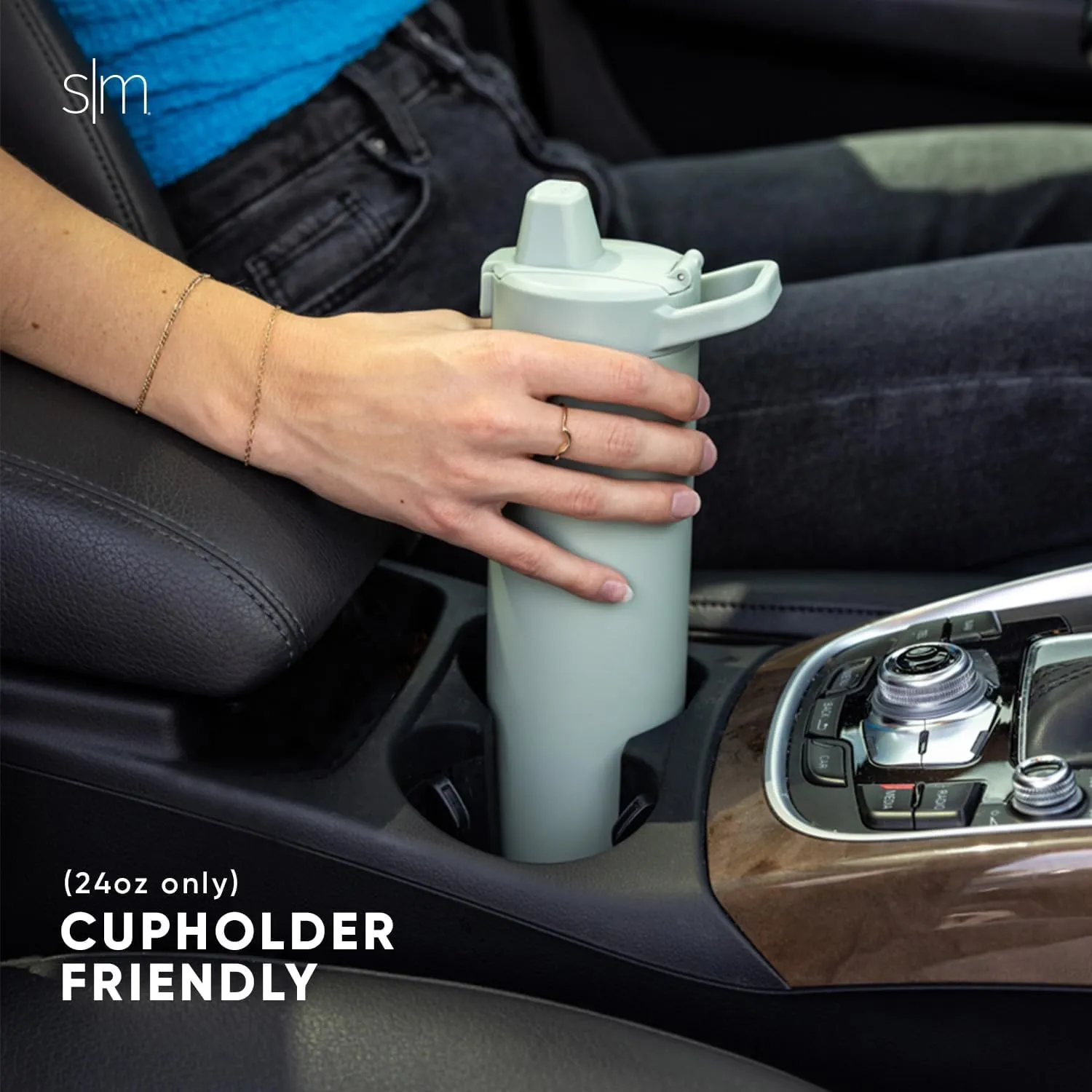 Simple Modern Filtered Water Bottle | Insulated Stainless-Steel Carbon Filter Travel Water Bottles | Reusable for Clean Drinking Water On The Go | 24oz, Cream Leopard