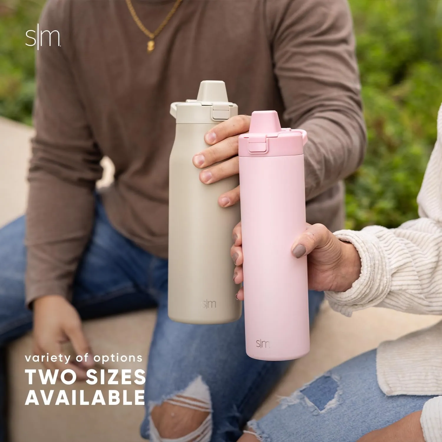 Simple Modern Filtered Water Bottle | Insulated Stainless-Steel Carbon Filter Travel Water Bottles | Reusable for Clean Drinking Water On The Go | 24oz, Cream Leopard