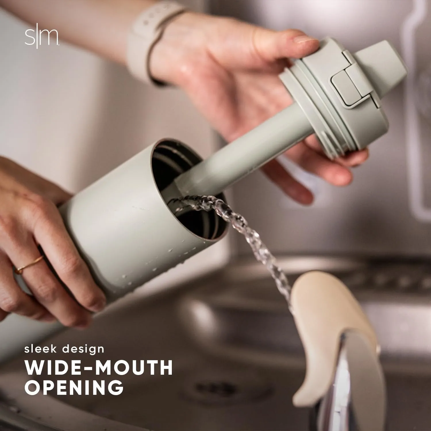 Simple Modern Filtered Water Bottle | Insulated Stainless-Steel Carbon Filter Travel Water Bottles | Reusable for Clean Drinking Water On The Go | 34oz, Retro Mint