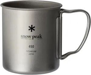 Snow Peak Lightweight Single Wall Titanium Backpacking, Camping Mug