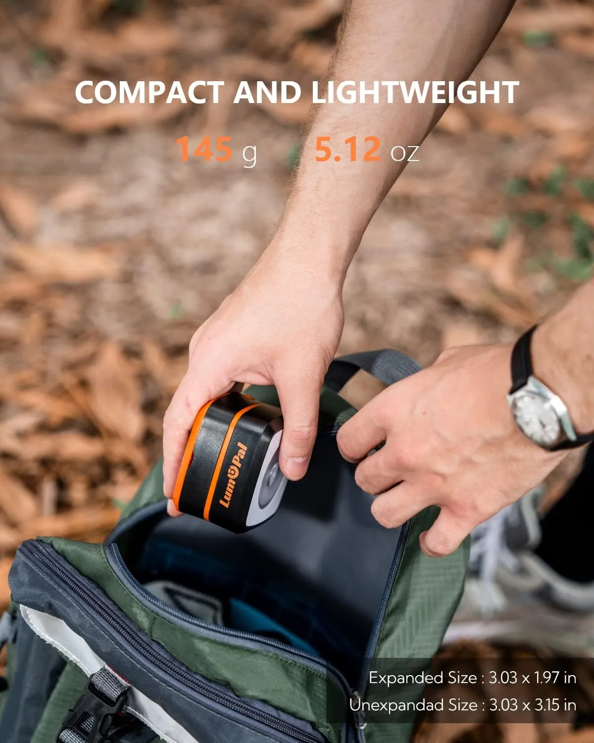 Solar Lanterns - Collapsible Camping Light, Rechargeable LED Portable USB Lamp, IP54 Waterproof for Backpacking, Emergency Phone Charger, Tent, Hiking, Power Outage (2 Pack)