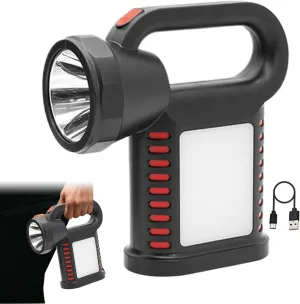 Solar Powered Lanterns, Rechargeable LED Flashlight, Camping Lantern Light 19x20x8.3cm/7.48x7.87x3.27 Inches Compact & Portable/-ential EME-rgency Tool for Hiking and Travel