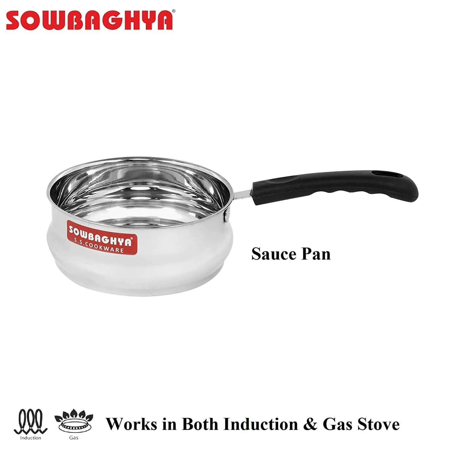 SOWBAGHYA Ultima Stainless Steel Cookware Set, 5 Piece (Silver)
