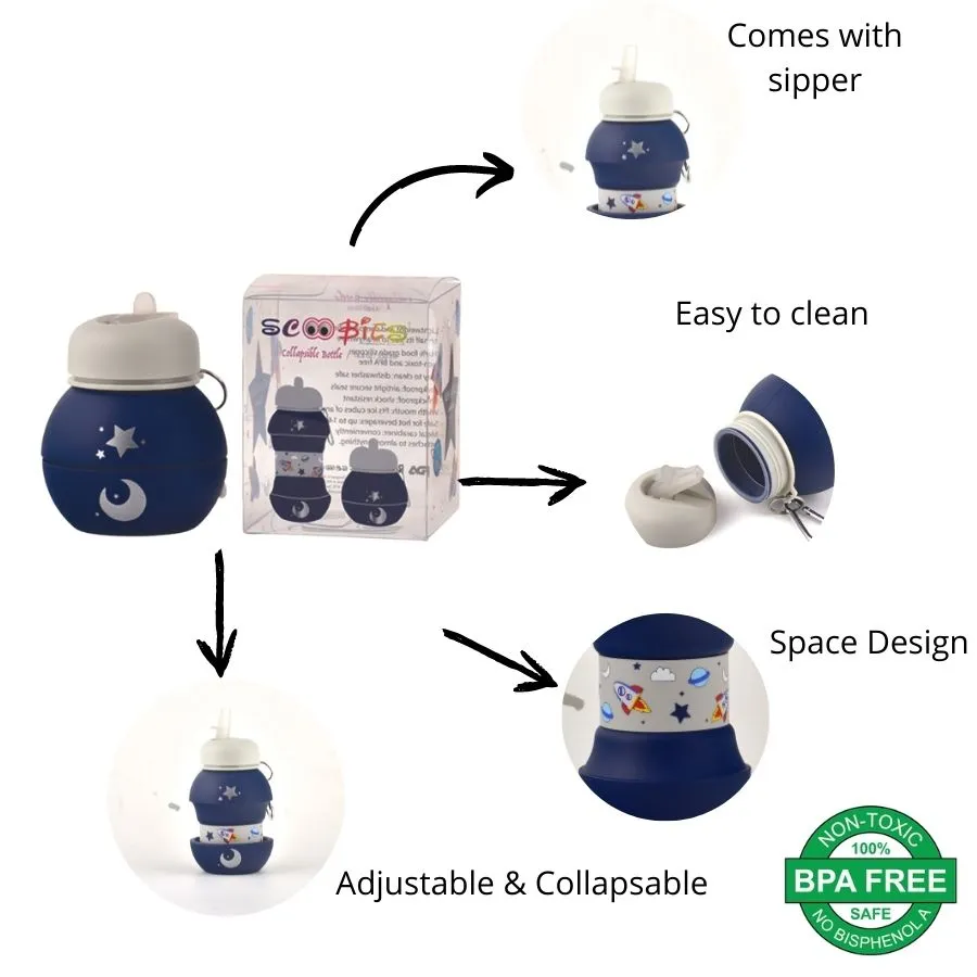 Space Silicone Bottle - Your Water Friend