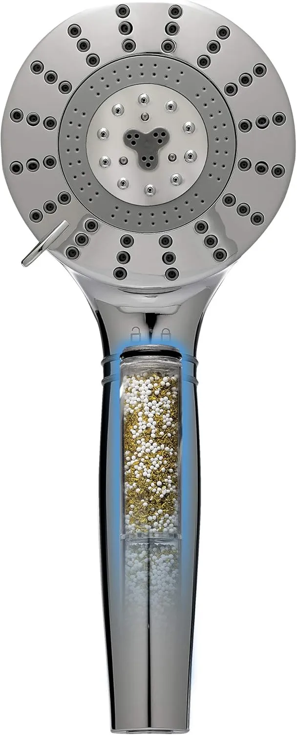 Sprite Showers Pure 7-Setting Filtered 1.75GPM Shower Handle in Chrome
