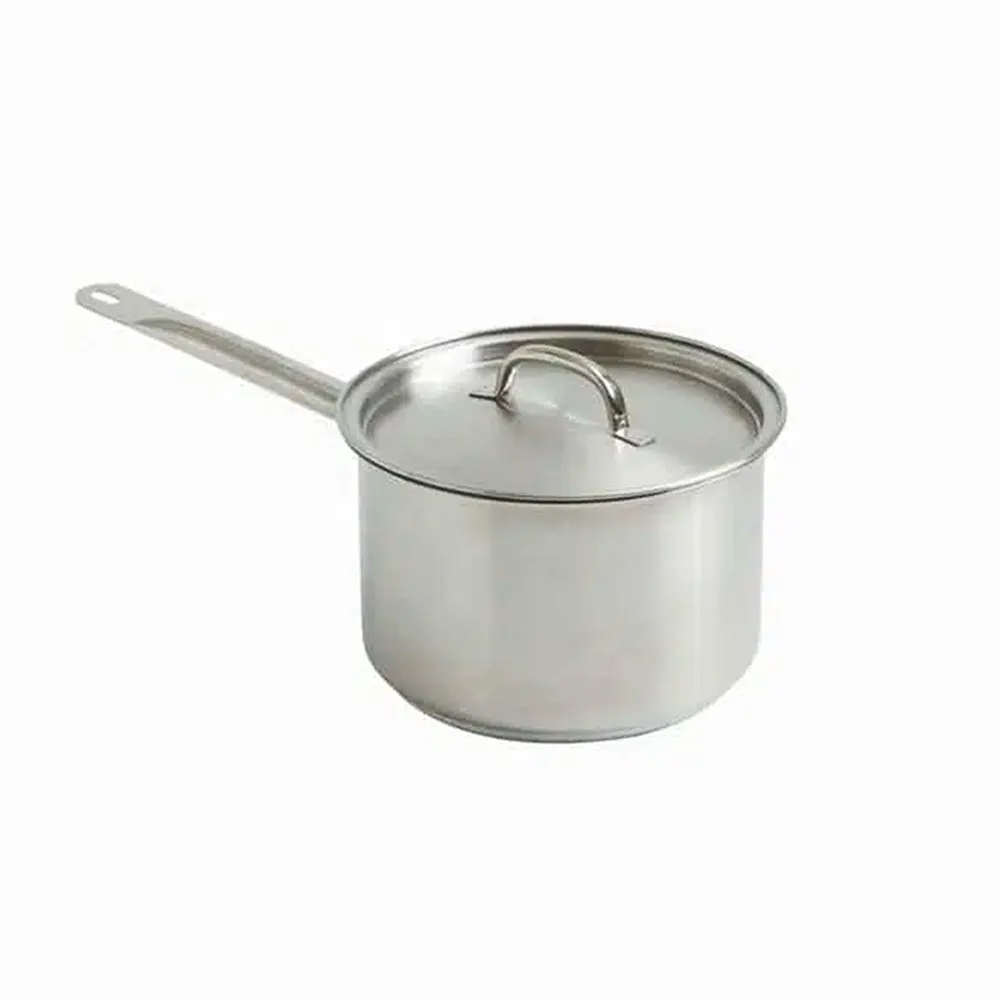 Stainless Steel Saucepan With Lid - 5L