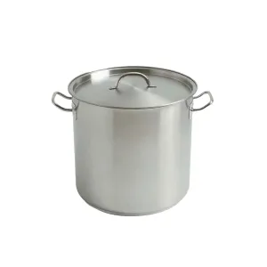 Stainless Steel Stockpot & With Lid - 12L