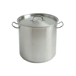 Stainless Steel Stockpot & With Lid - 32L