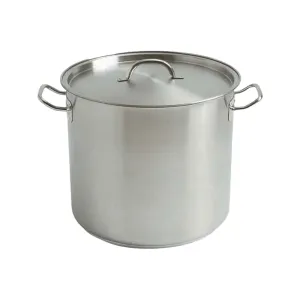Stainless Steel Stockpot & With Lid - 40L