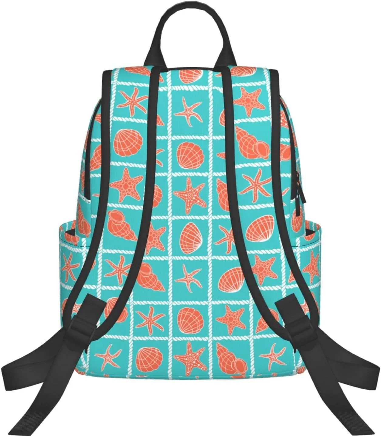 Summer Starfish Backpacks 15 Inch Laptop Backpack Multipurpose Double Shoulder Bag for Men Women Gifts