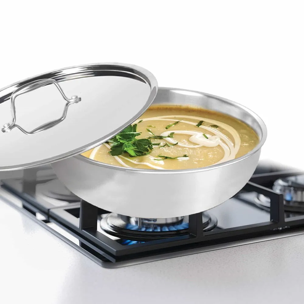 Tasla With Lid - Triply (Milton Procook)