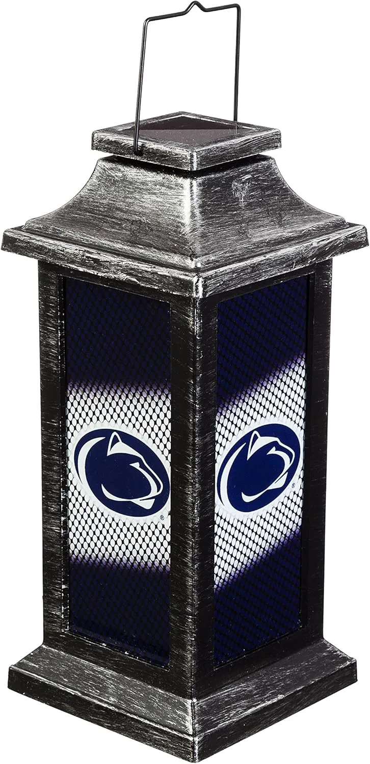 Team Sports America Pennsylvania State University Solar-Powered Outdoor Safe Hanging Garden Lantern